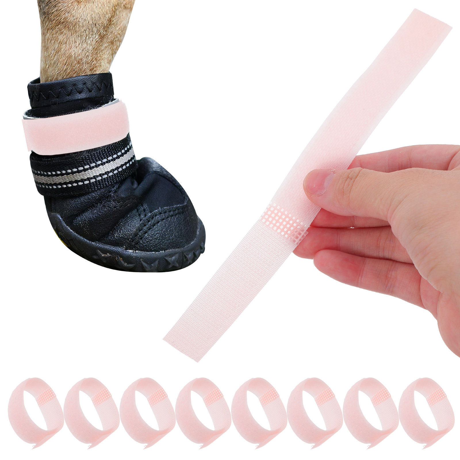 10Pcs Penutup Kaki Hewan Pelih - Dog Booties Paw Protector ulasan dan harga