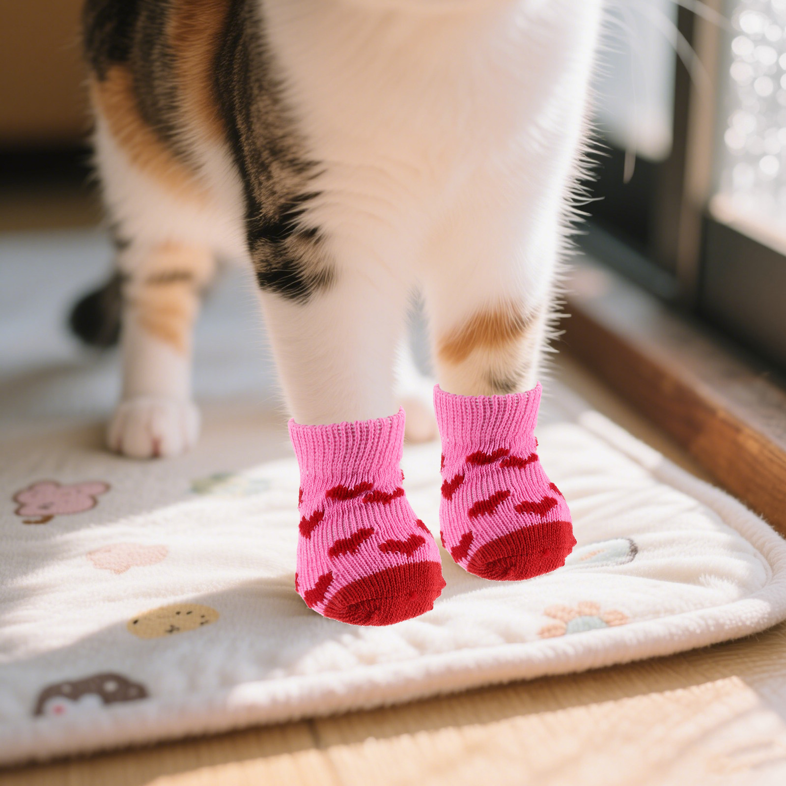 8Pcs Sepatu Hewan Peliharaan u - Dog Booties Paw Protector ulasan dan harga